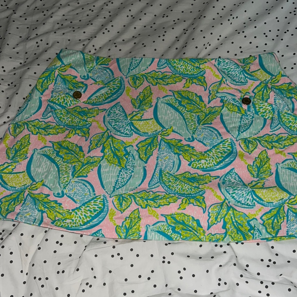Lilly Pulitzer lemon skort